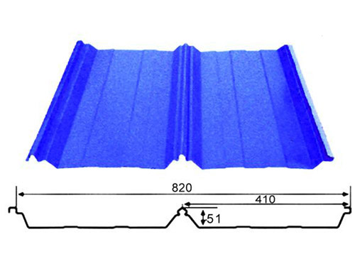 角馳820型屋面板（360°咬合）